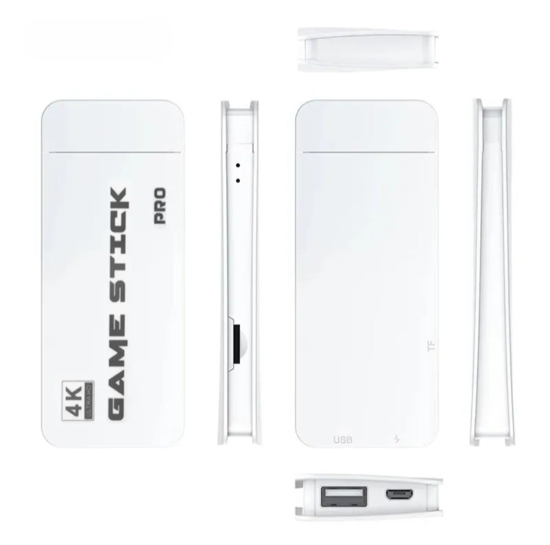 J M15 HD Mini Retro Console 64GB Wireless Video Game Consoles 4K HD M23 Game Stick Lite With Gamepad Built-in 20000+ Games For PS1/SFC/FC.